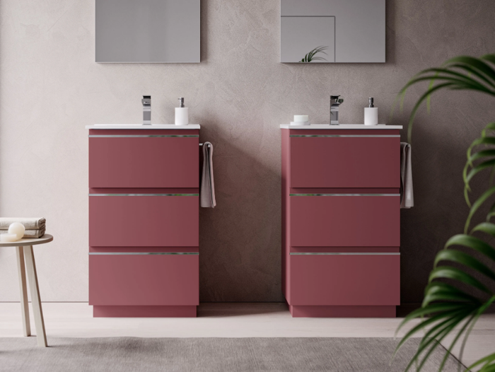 SYSTEM 10 - Floor-standing vanity unit with drawers _ Ideagroup