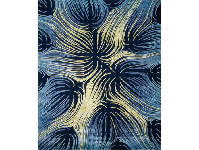 INTERLACE - Rug in Himalayan wool, silk and vegetable colors _ Illulian