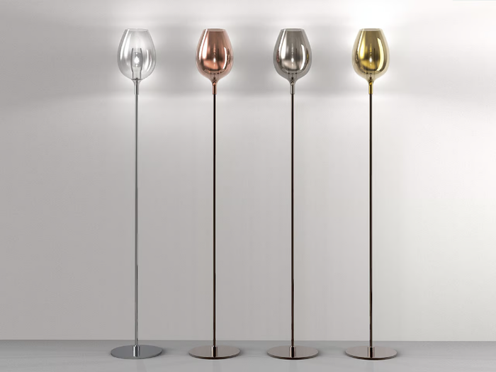 ROSÈ 3050/P1 - LED blown glass floor lamp _ Italamp