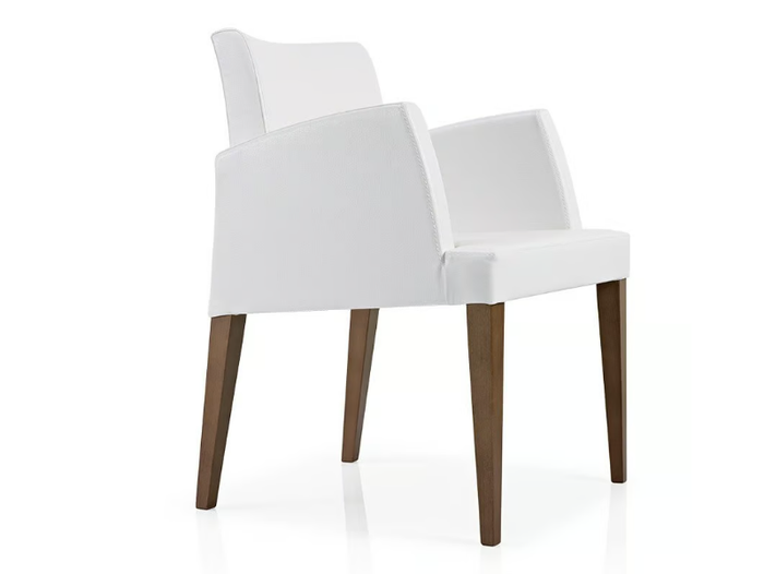 CASSIS - Fabric restaurant chair with armrests _ JMS