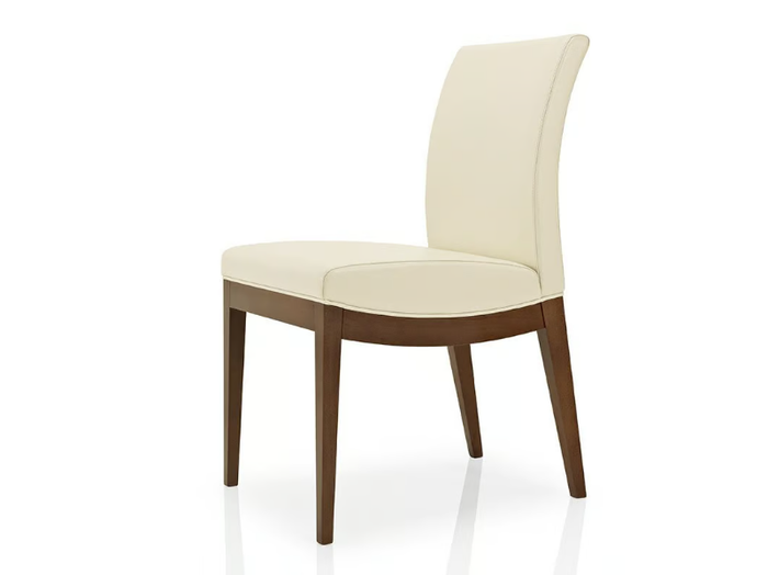 ELLEN - Leather restaurant chair _ JMS