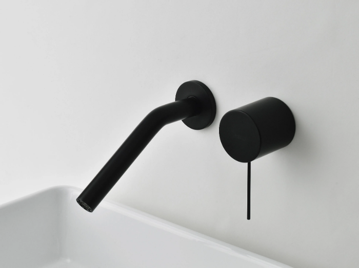 LUCKY 7 - 2 hole wall-mounted single handle washbasin mixer _ JUSTIME