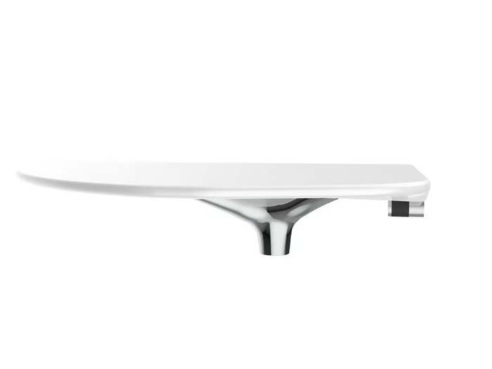 NATURE - Chromed brass bathroom wall shelf _ JUSTIME