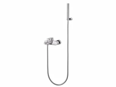 CHARMING PLUS - Wall-mounted single handle bathtub mixer with hand shower _ JUSTIME