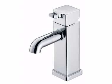 MARK II - Countertop chromed brass washbasin mixer with aerator _ JUSTIME