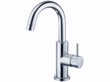 STILL ONE - Countertop stainless steel washbasin mixer _ JUSTIME