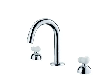 STORY - 3 hole countertop chromed brass washbasin tap _ JUSTIME