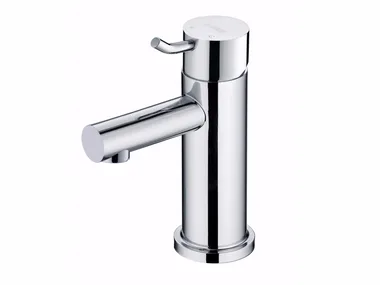 SIMPLE - Countertop single handle chromed brass washbasin mixer _ JUSTIME