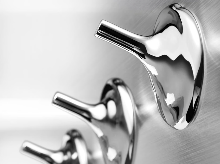 ETHER - Chromed brass robe hook _ JUSTIME