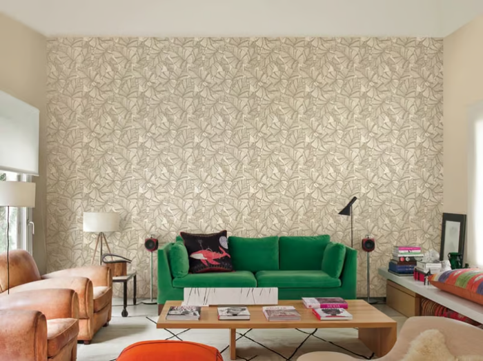 LAURUS - Nonwoven wallpaper with floral pattern _ Jannelli&Volpi