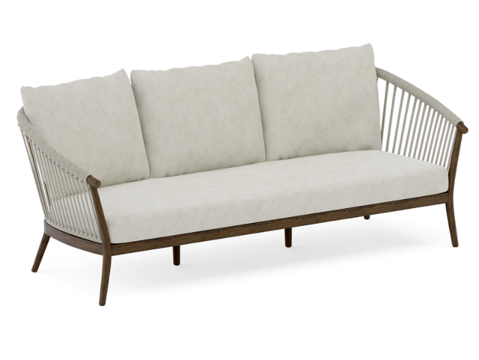 LEGNA - 3 seater acrylic garden sofa _ Jardinico