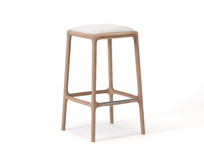 NF-BS01 - Upholstered wooden barstool _ KARIMOKU