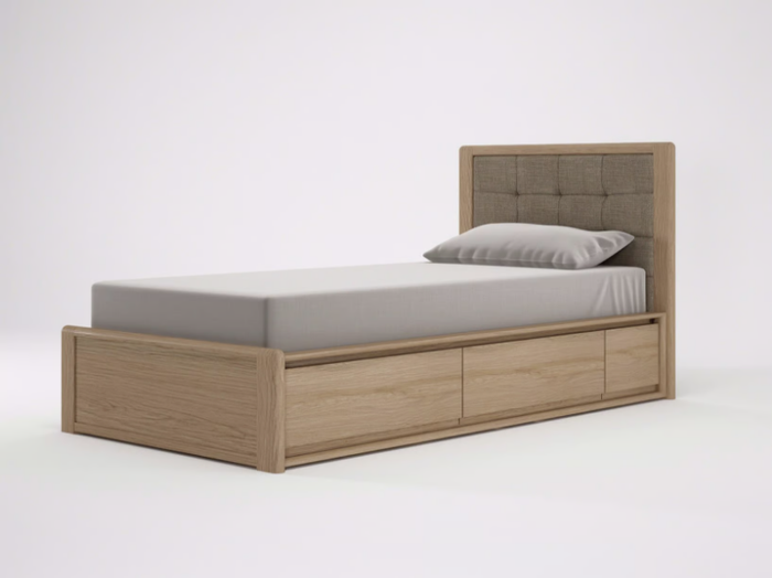 CIRCA17 - Wooden single bed _ KARPENTER