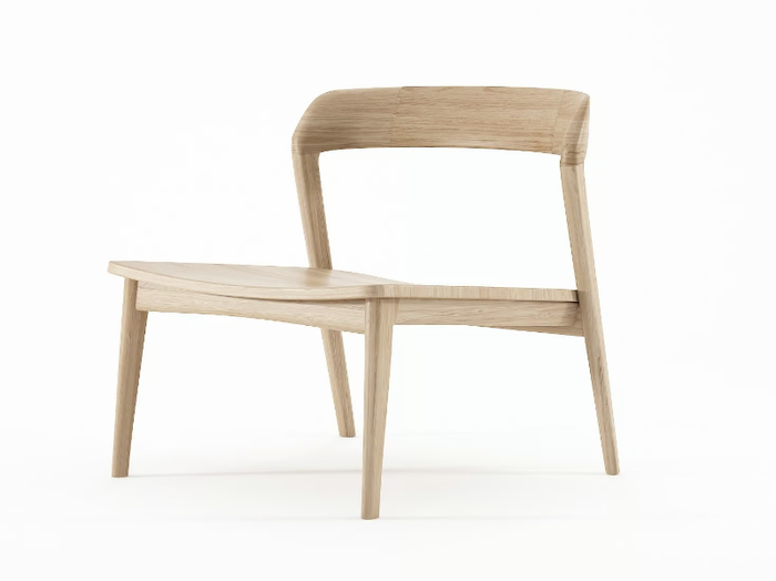 GRASSHOPPER - Solid wood easy chair _ KARPENTER