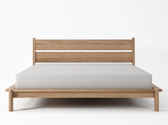 TAKU 1 - Solid wood queen size bed _ KARPENTER