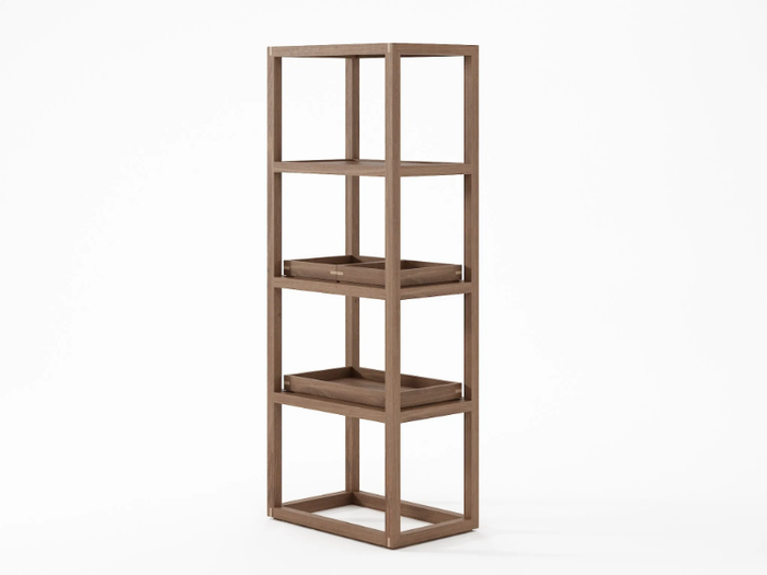 UP & DOWN VERTICAL III - Open wooden shelving unit _ KARPENTER