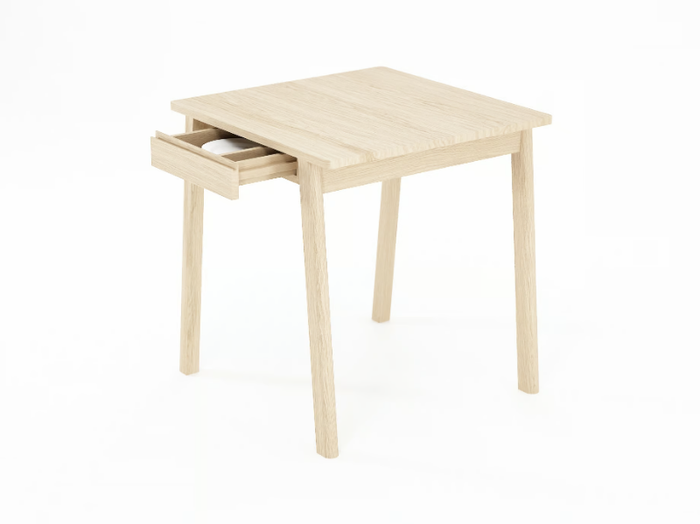 CIRCA17 - Square wooden table with drawers _ KARPENTER