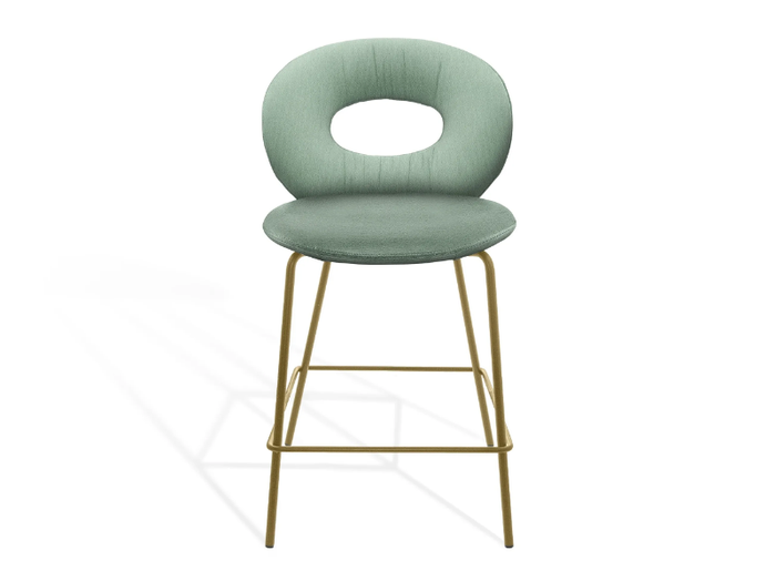 ALICE - Upholstered stool with back _ KFF