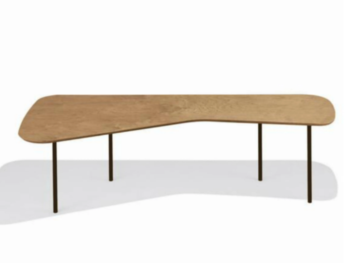 ALEXANDER GIRARD - Steel and wood coffee table _ KNOLL