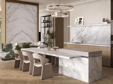 FLORENCE OPENBOOK - Porcelain stoneware wall tiles / kitchen worktop _ Kale