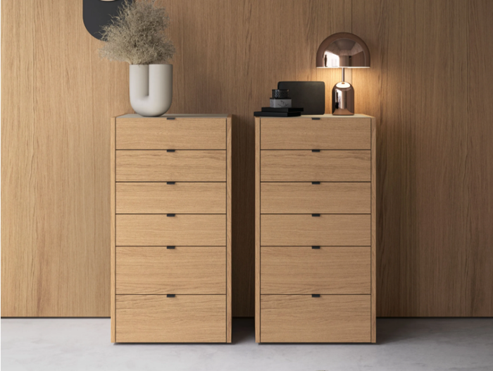 FILO - Wooden chest of drawers with integrated handles _ Kico