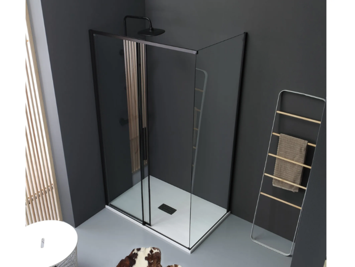 GL6 - Corner shower cabin with sliding door _ Kinedo