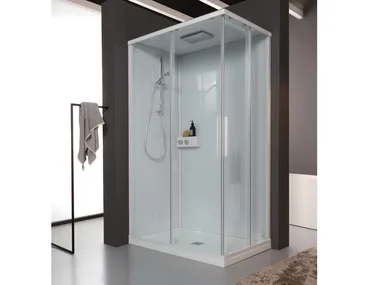 K500 - Corner rectangular shower cabin with sliding door _ Kinedo