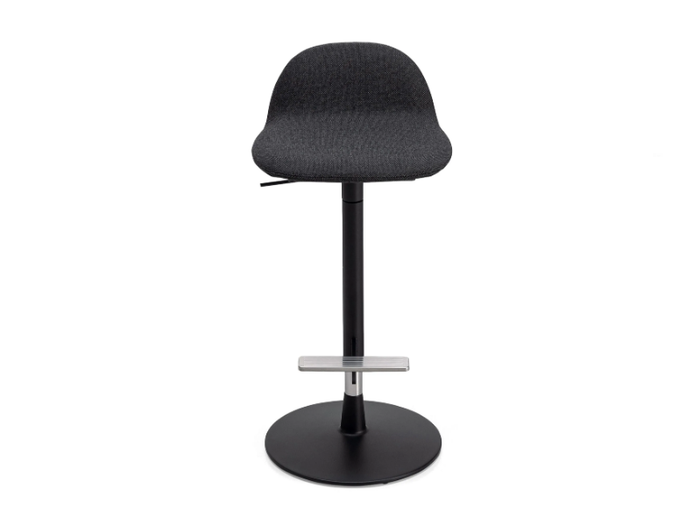 PILAT - Swivel fabric stool height-adjustable _ Kristalia