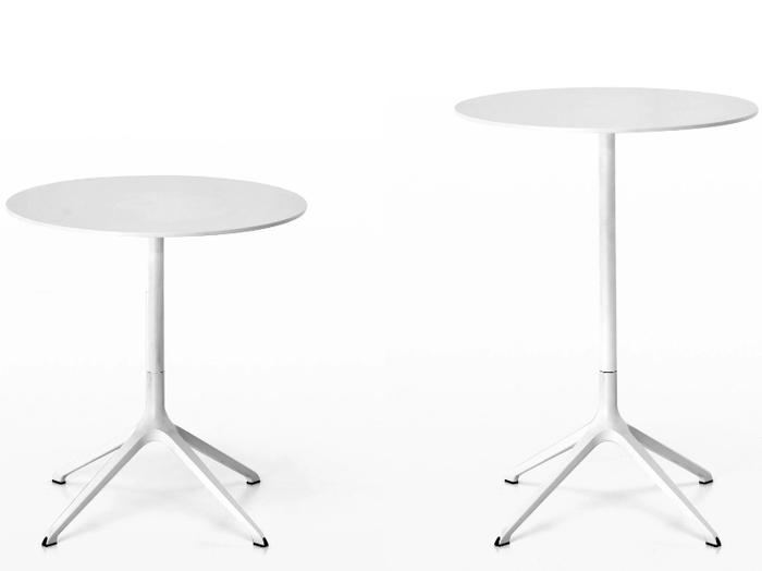 ELEPHANT - Round drop-leaf die cast aluminium table _ Kristalia