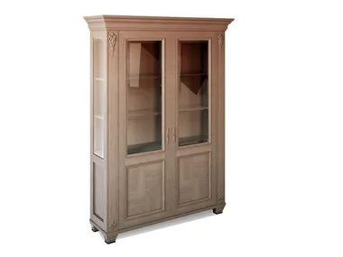 LUDOVICO - Wood and glass highboard with doors _ L'Origine