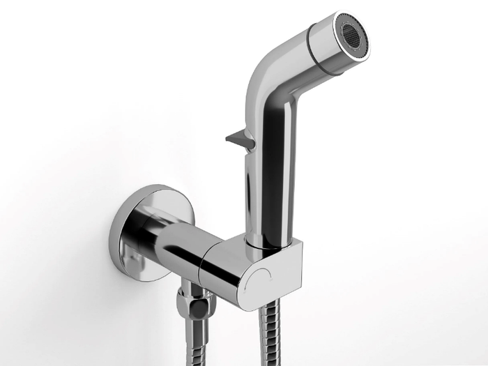 Toilet-jet handspray - Stainless steel toilet-jet handspray with mixer tap _ LUSSO