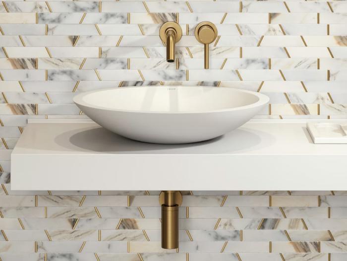 NOTION - Countertop round Resin Stone washbasin _ LUSSO