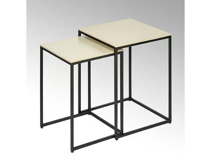 AMAYA - Square ceramic side table _ Lambert