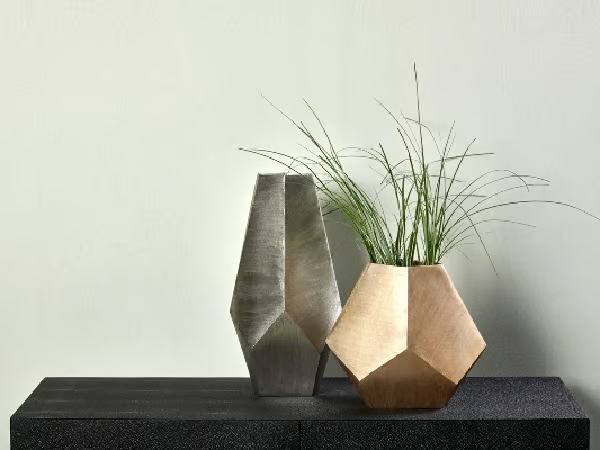 ROCCIA - Aluminium vase _ Lambert