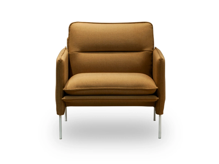 LEAN - Fabric armchair with armrests _ Lapalma