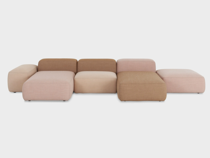 PLUS - Modular fabric sofa with removable cover _ Lapalma