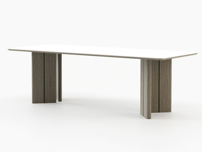 PONZA - Rectangular wooden dining table _ Laskasas