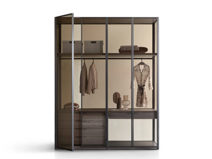 TIAN - All-glass wardrobe _ Lema