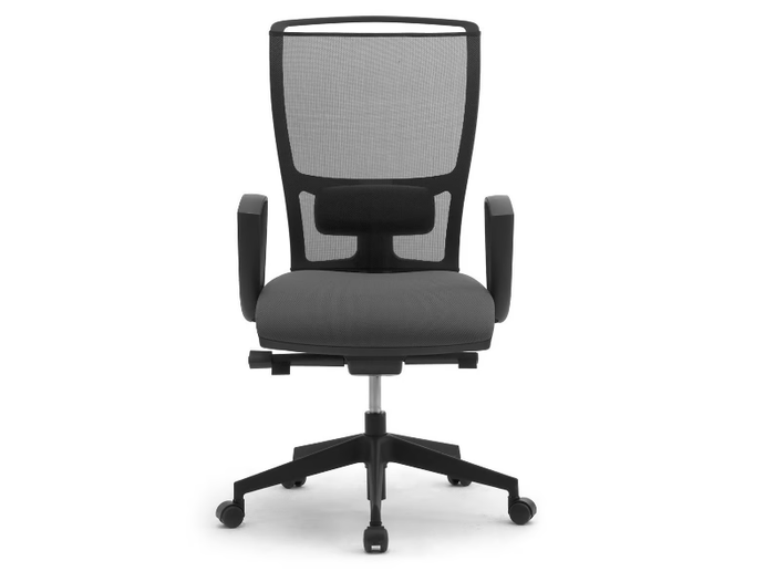 COMETA - Swivel fabric office chair with armrests _ Leyform