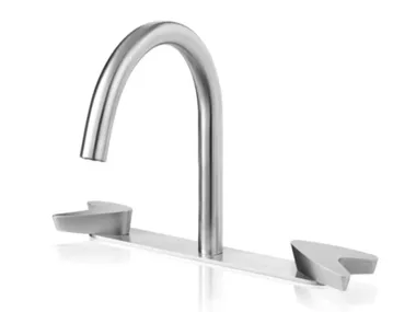 ARROW ARW110 - 3 hole countertop stainless steel washbasin mixer _ Linki