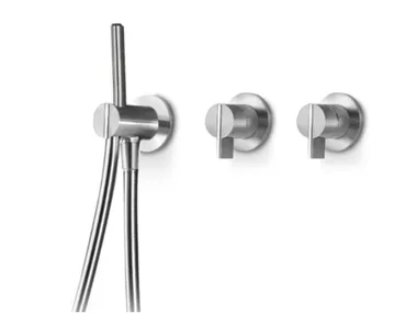 INSERT 230 - Stainless steel bathtub / shower tap set with shower hand _ Linki