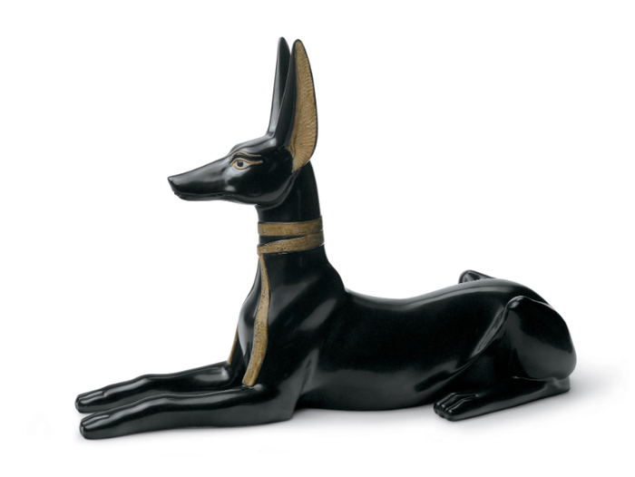 ANUBIS DOG - Porcelain decorative object _ Lladró