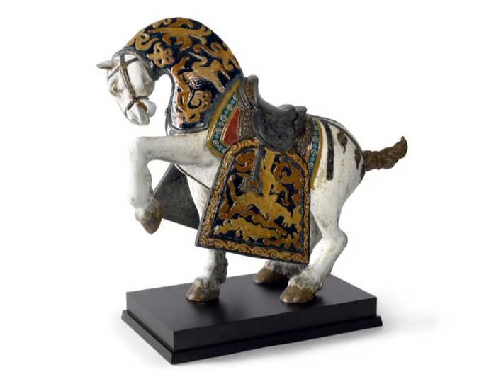 ORIENTAL HORSE - Porcelain decorative object _ Lladró