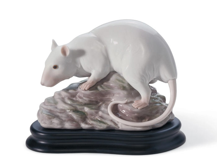 THE RAT - Porcelain decorative object _ Lladró