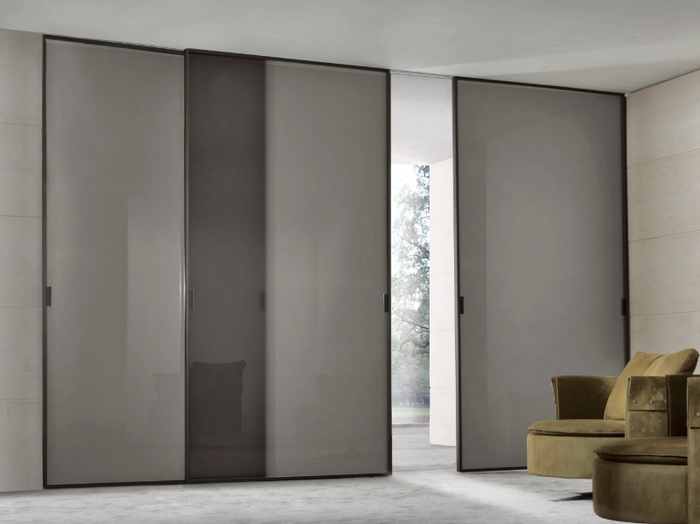 SPARK - Lacquered glass door _ Longhi