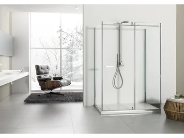 SOLODOCCIA - 2 places shower cabin with tray _ MEGIUS