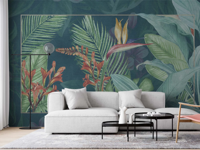 BOTANICAL PICTURE - Panoramic Tropical wallpaper _ MILLE997