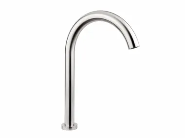 GIOTTO G2610 - Deck-mounted stainless steel sink spout _ MINA