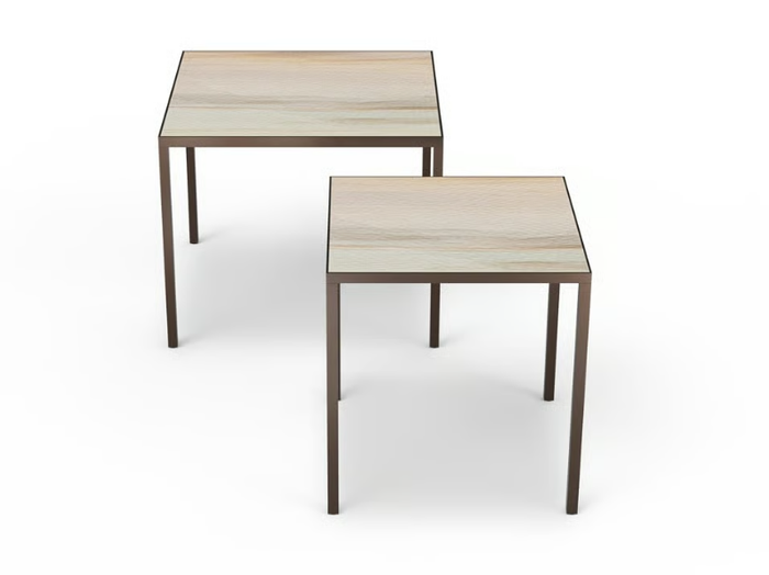 MARPLE PT-01/02 - Square metal table _ MOMENTI