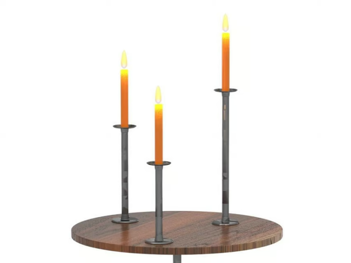 OFFICINA - Iron candle holder _ Magis